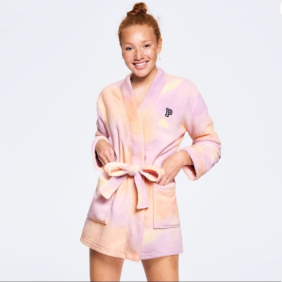 Victoria's Secret Other - Victoria’s Secret Tie-Dye Teddy Robe